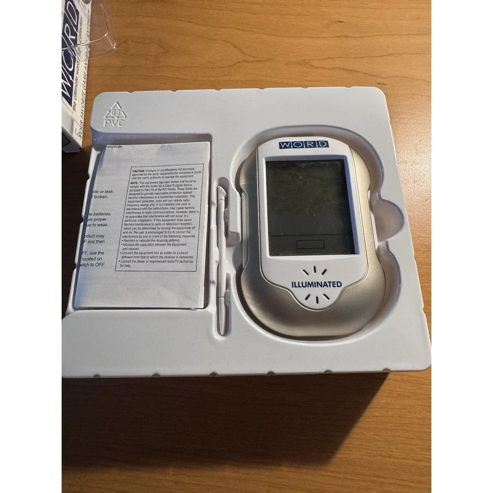 Illuminated Word Search The Ultimate Word Game Handheld TESTED Complete